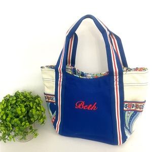 Vera Bradley Small Tote Custom Made for Beth